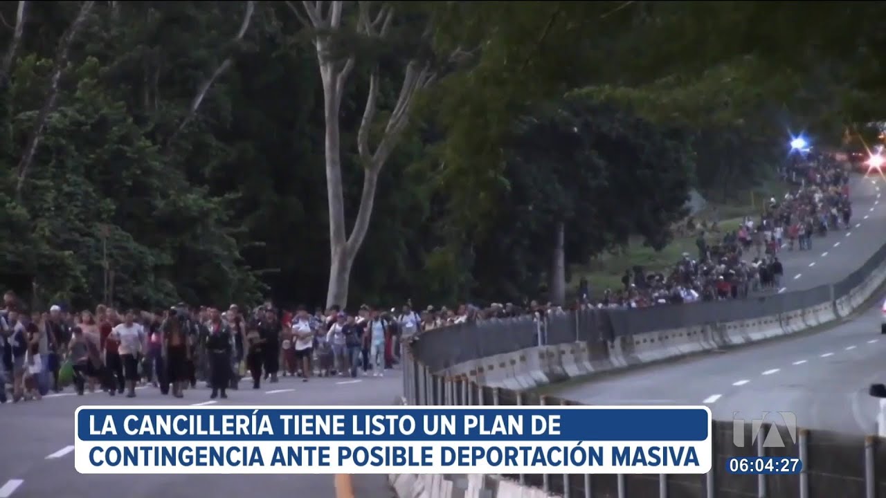 Cancillería tiene un plan de contingencia ante una deportación masiva de ecuatorianos desde EE.UU.