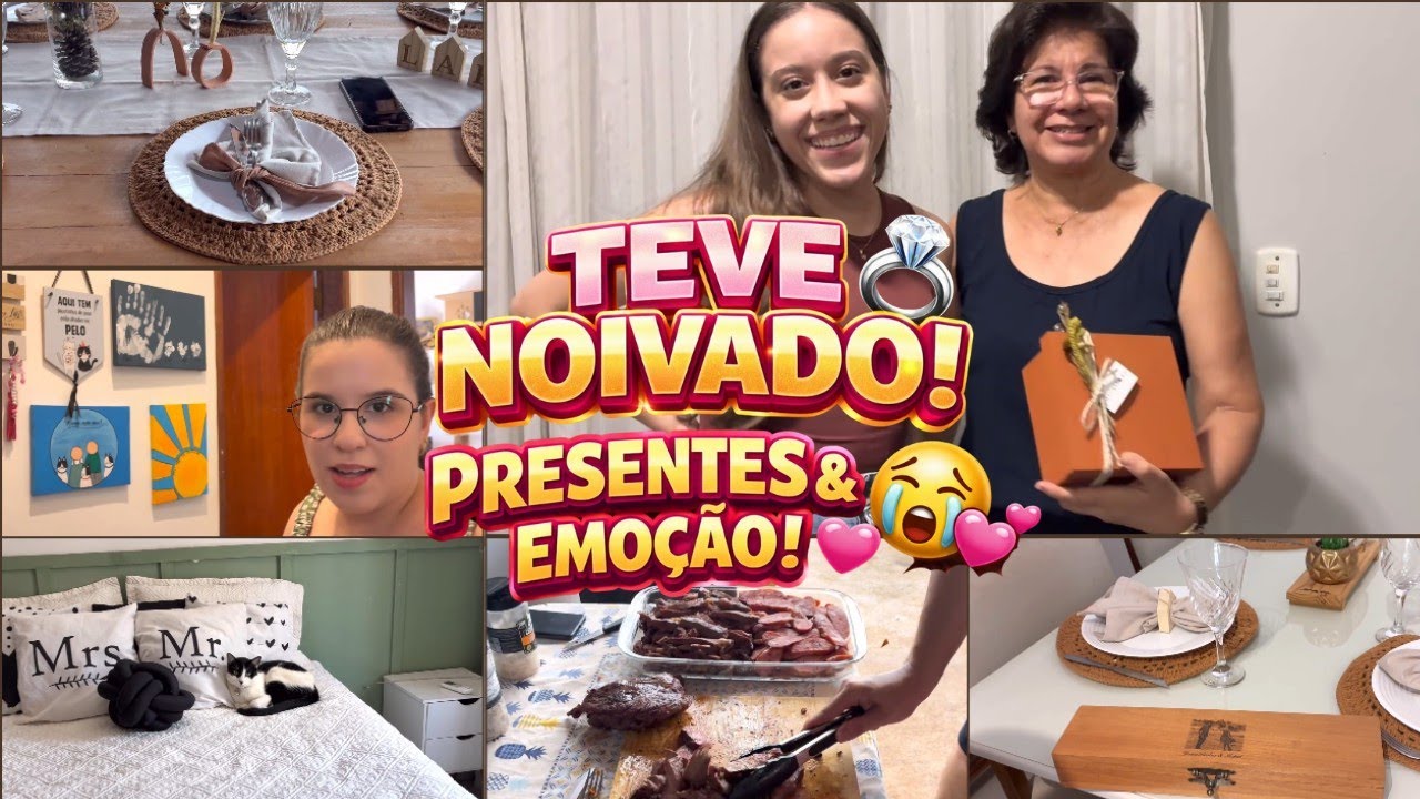Presentes, Orquídeas e NOIVADO em Família! 💕💍