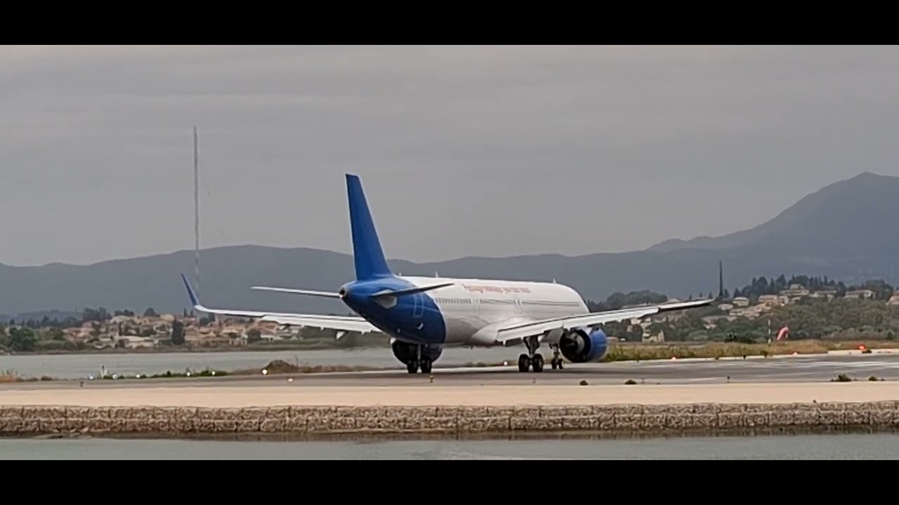 Landing and takeoff Corfù setpember 2025
