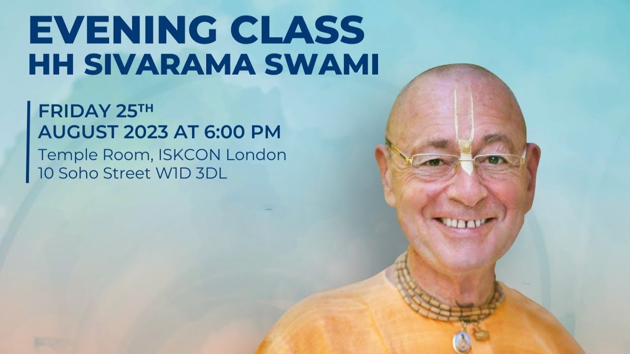 An Evening with HH Sivarama Swami Maharaj at ISKCON-London - 25 August 2023