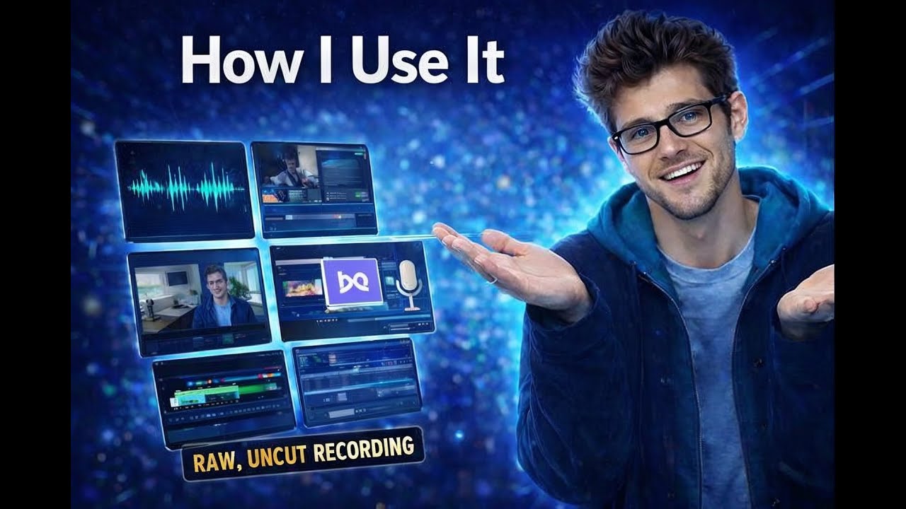 How I Use Clipchamp: Raw Recording of 5 AI Features