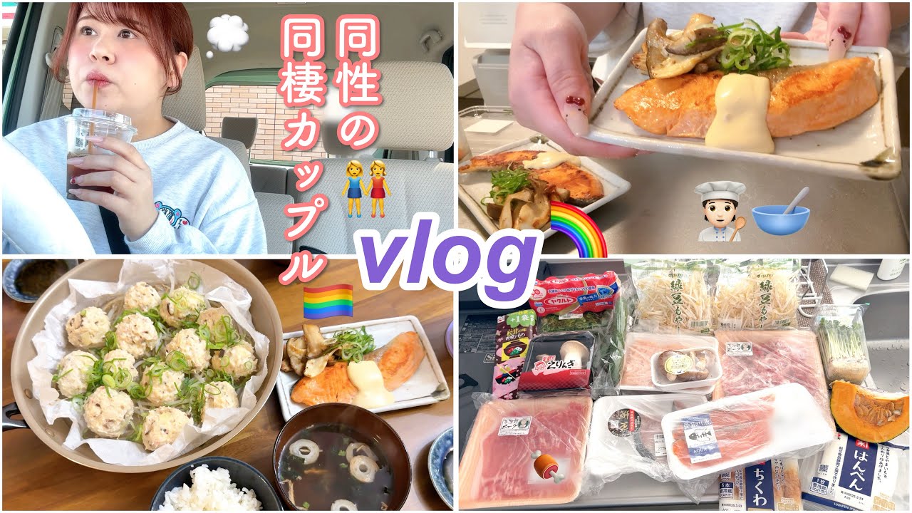 【vlog】物価高と戦う料理2年目の日常vlog🍳同性の同棲カップル👭🌈【節約レシピ】