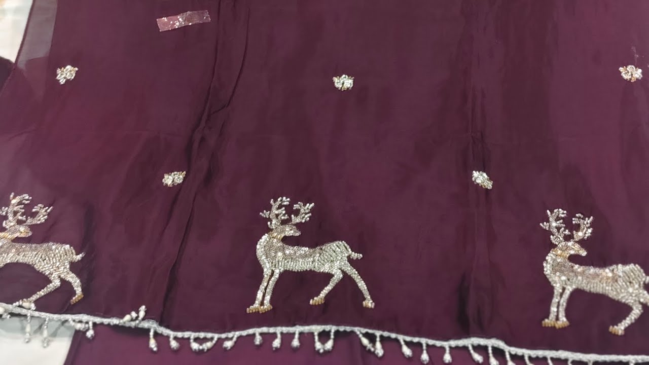 करवा चौथ स्पेशल सूट// hand work suit 👉 YouTube channel viral video trending suit 