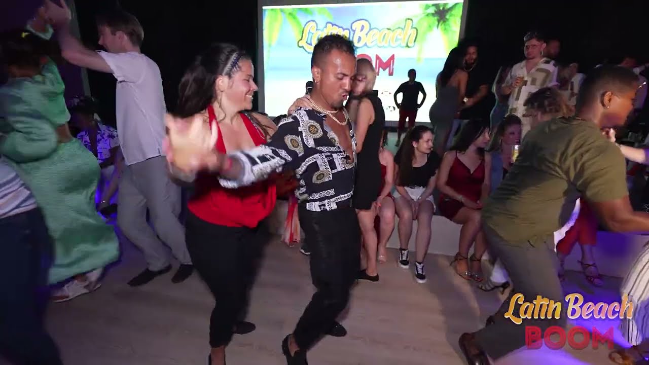 Salsa social - Carlito Franco & Natalia Pacheco at #LatinBeachBOOM 2022💥