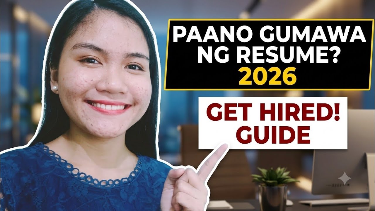 PAANO GUMAWA NG RESUME O CURRICULUM VITAE 2026? | STEP-BY-STEP GUIDE WITH EXAMPLE 🌺