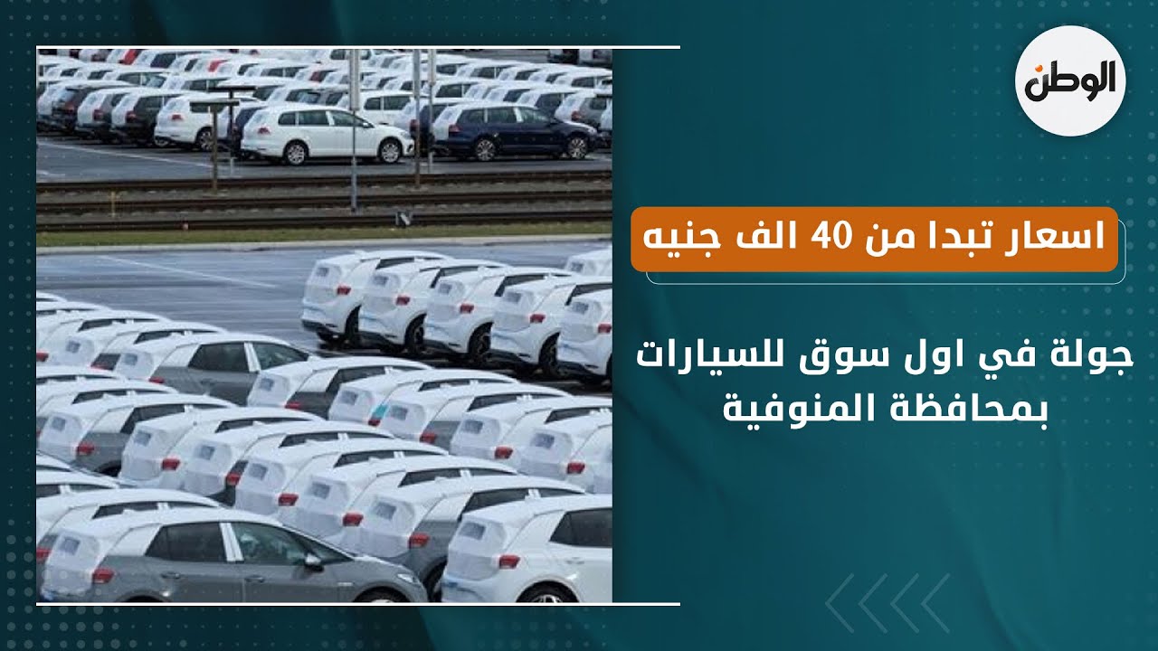 جولة في أول سوق للسيارات بمحافظة المنوفية  أسعار تبدأ من 40 ألف جنيه