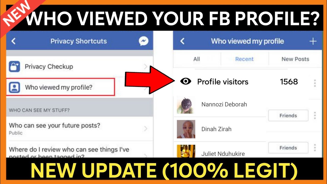 How to see who viewed my Facebook profile 2024 - Profile Visits on Facebook