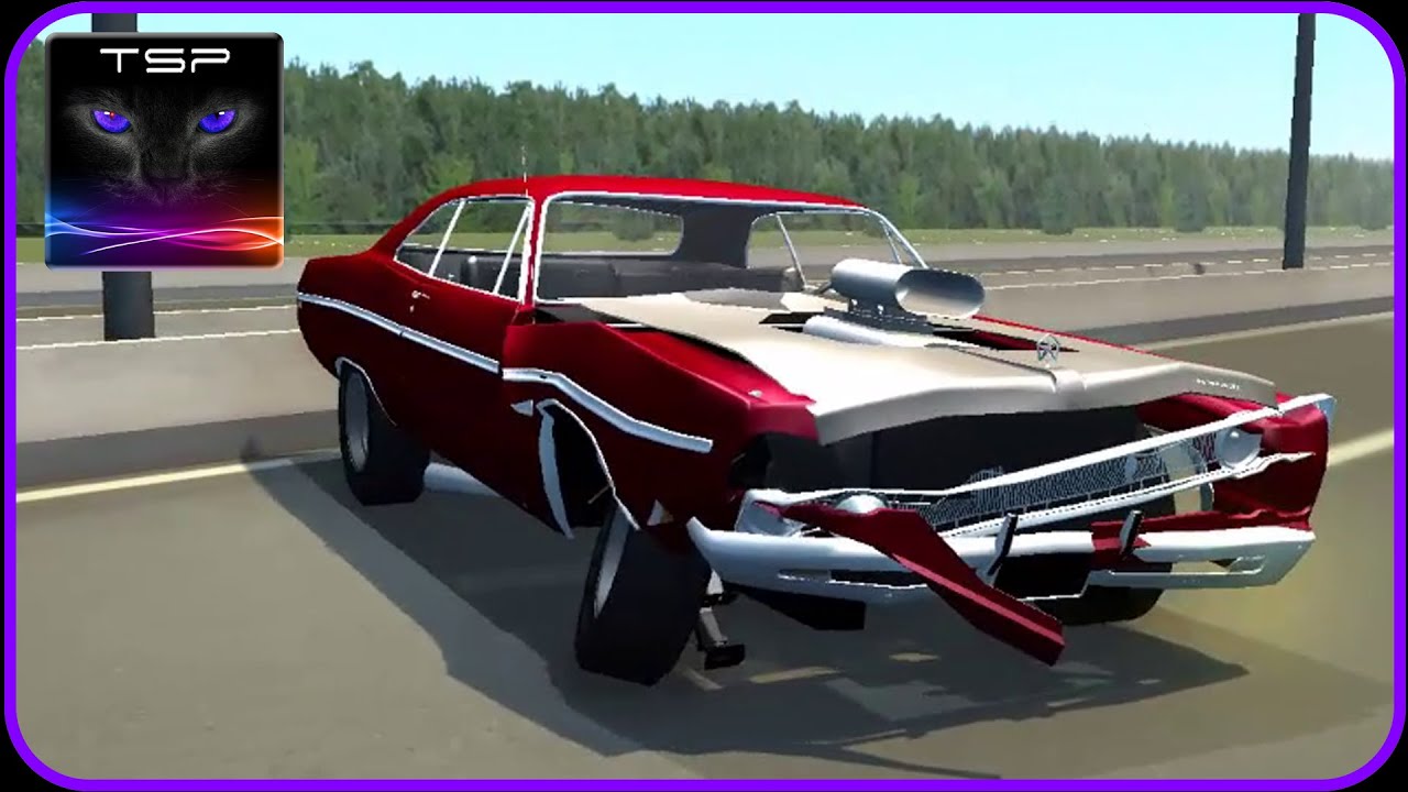 BeamNG - 1969 Plymouth Fury III - Crash Testing & Accidents