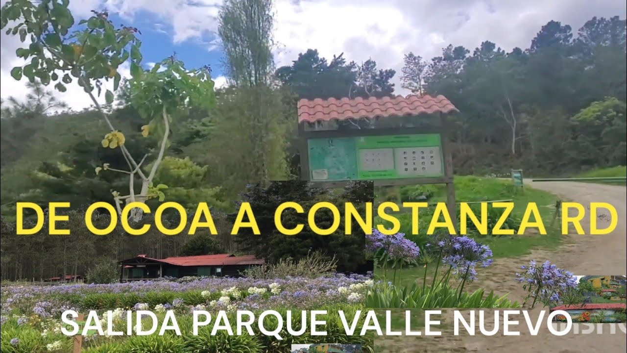 SALIENDO DEL PARQUE VALLE NUEVO DESDE SAN JOSE DE OCOA HACIA CONSTANZA RD , VIDA DE CAMPO