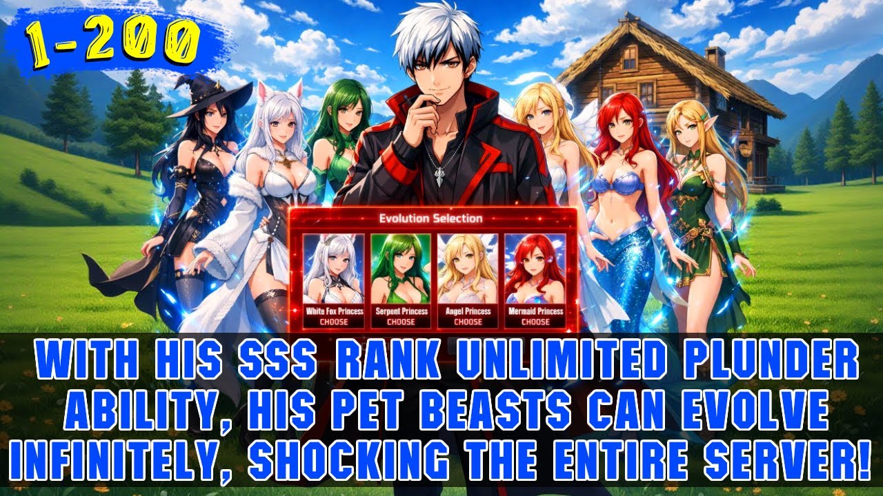 🔥Boy Gains an SSS-Rank Infinite Plunder Talent and Evolves His Pets into a Group of Many Women!