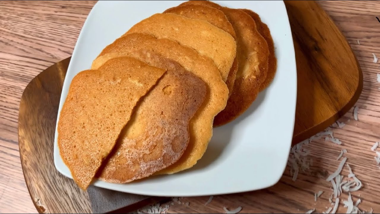 😋GALLETAS DE COCO CRUJIENTES