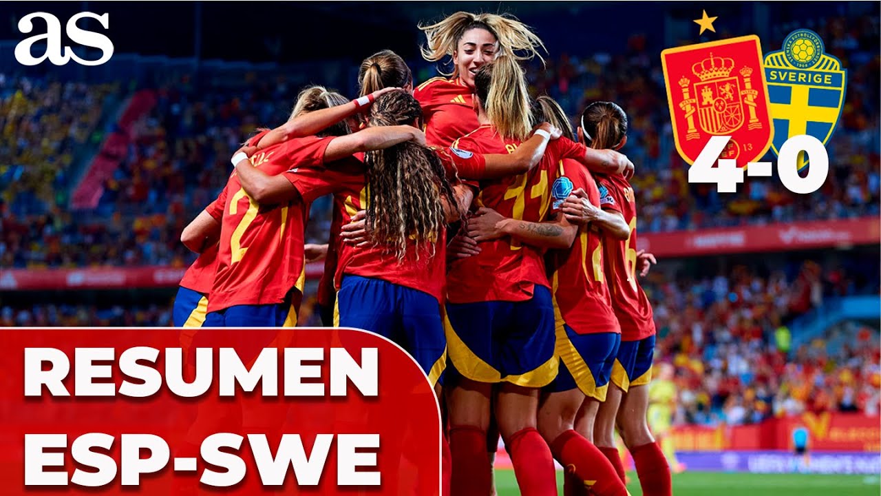 RESUMEN y GOLES del ESPA&Ntilde;A 4 - SUECIA 1: Un paso m&aacute;s cerca de la FINAL NATIONS LEAGUE | CARRUSEL