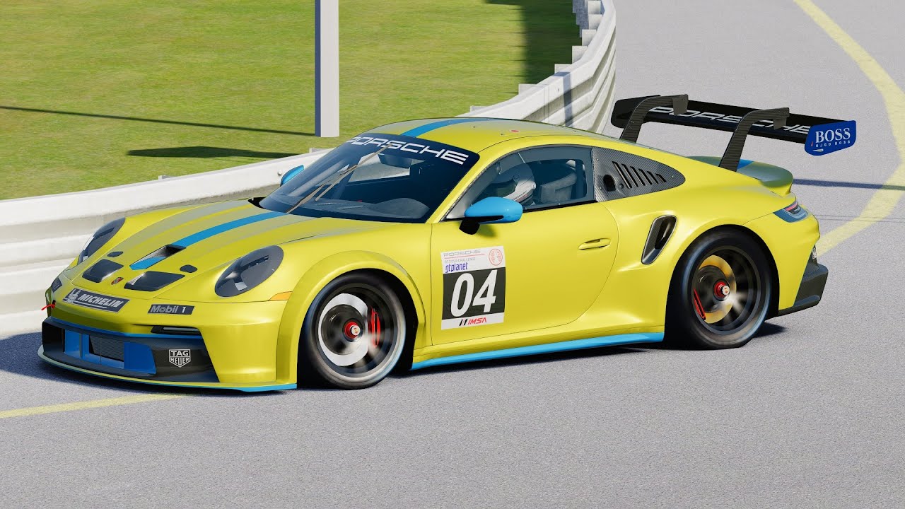 PORSCHE 911 GT3 CUP - HOTLAP AT NORISRING [AC] #simracing #assettocorsa #norisring #porsche