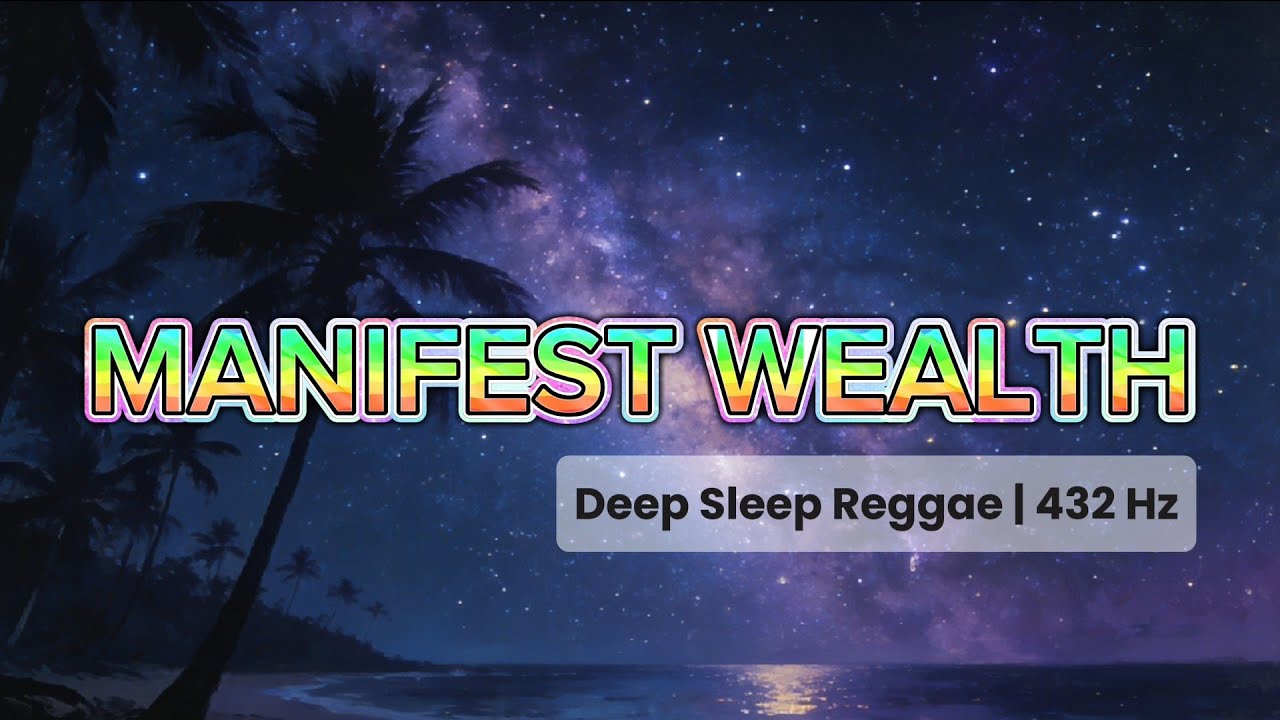 MANIFEST WEALTH WHILE YOU SLEEP 💰 Deep Sleep Reggae (Anxiety Relief)