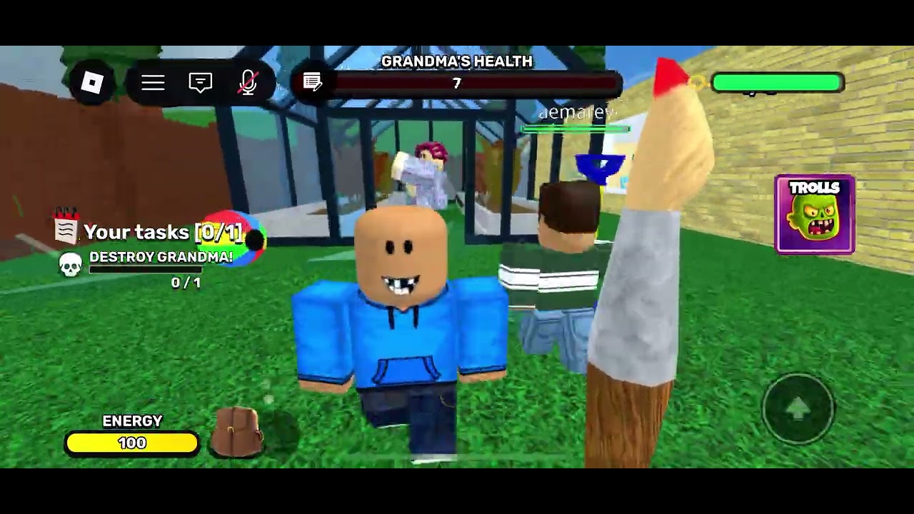 Playing destroy grandma part 2