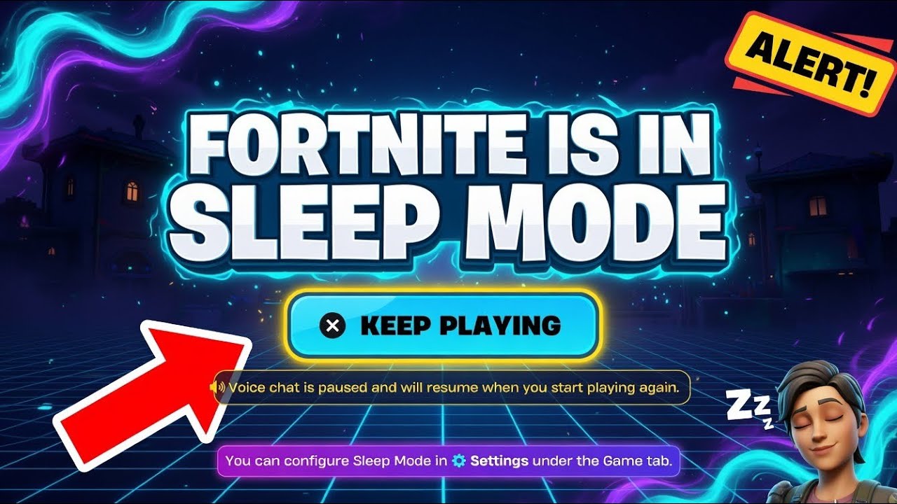 FORTNITE JUST WENT TO SLEEP ON ME! 😴💀