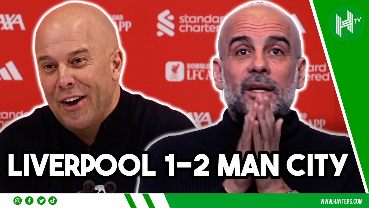 LIVE | Liverpool 1-2 Man City | Slot and Guardiola press conferences