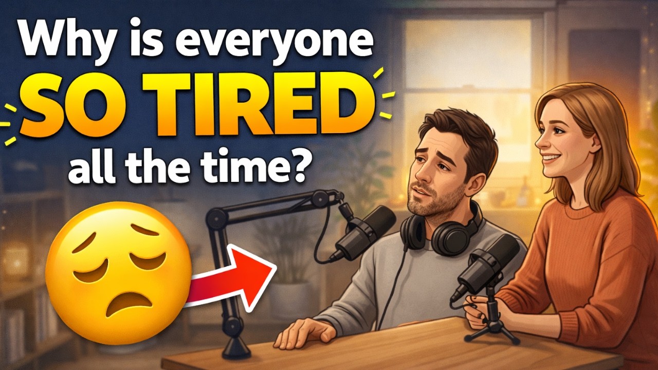 Why Is Everyone So Tired All The Time? | English Podcast for Listening Practice