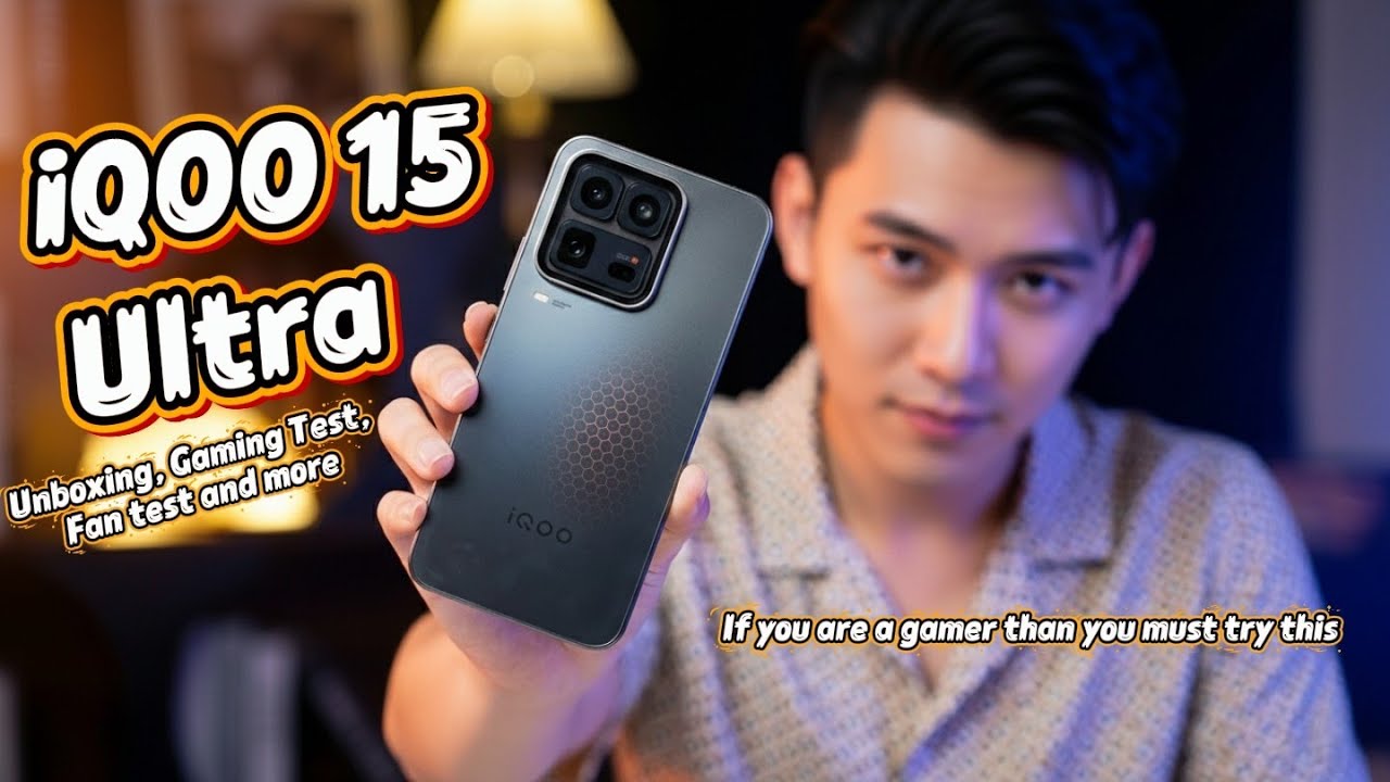 iQOO 15 Ultra Unboxing + Ultimate Gaming Test with Cooling Fan (Insane Performance!)