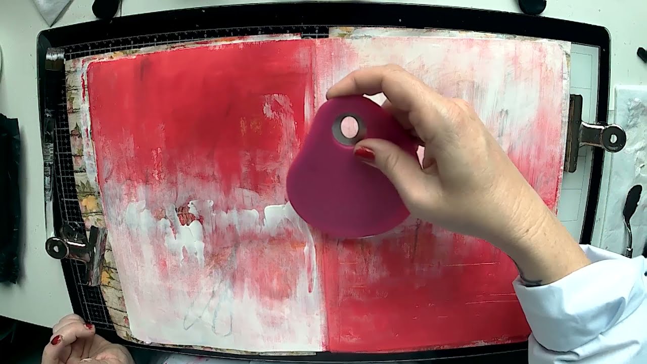 Technique mixed media art journal  - Peinture acrylique + Résultat du concours !