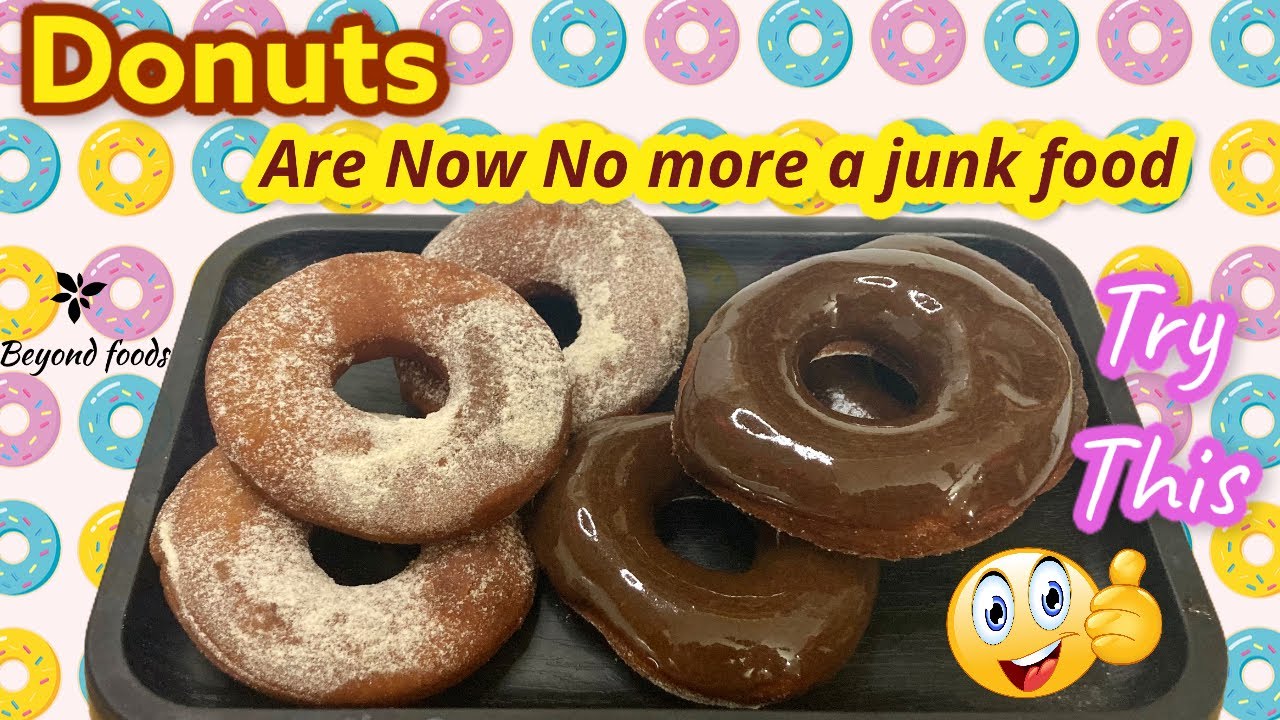 Wheat donut | fluffy homemade donut | healthy donut recipe | kids favorite(without oven)
