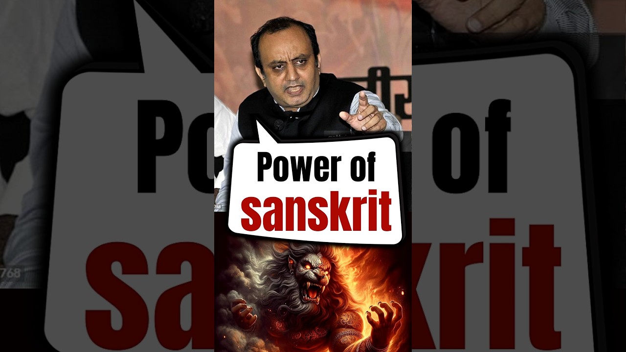 Sanskrit is the mother of all languages । Sudhanshu Trivedi । Indraprastha