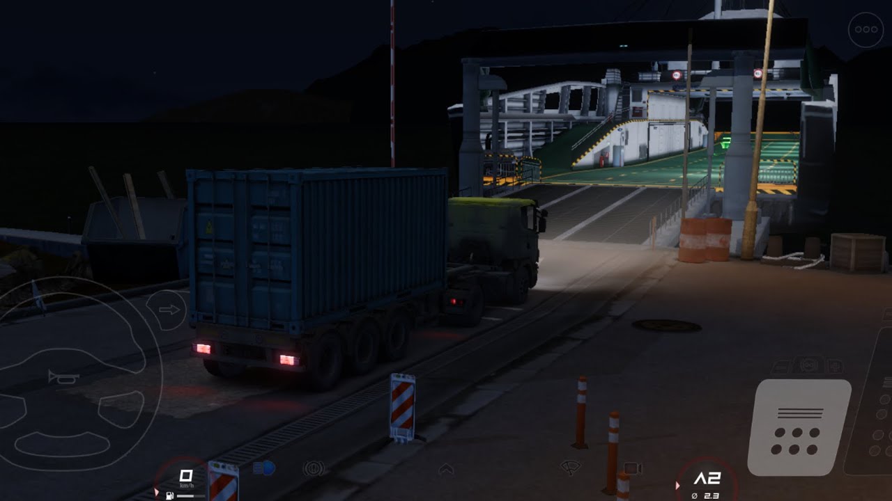 نقل حمولة في البحر لعبة Truckers of Europe 3✈️🚚