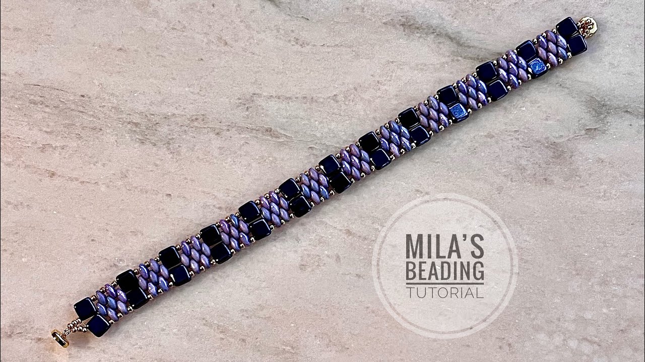 Easy Beading Bracelet 💎 #beadingtutorial