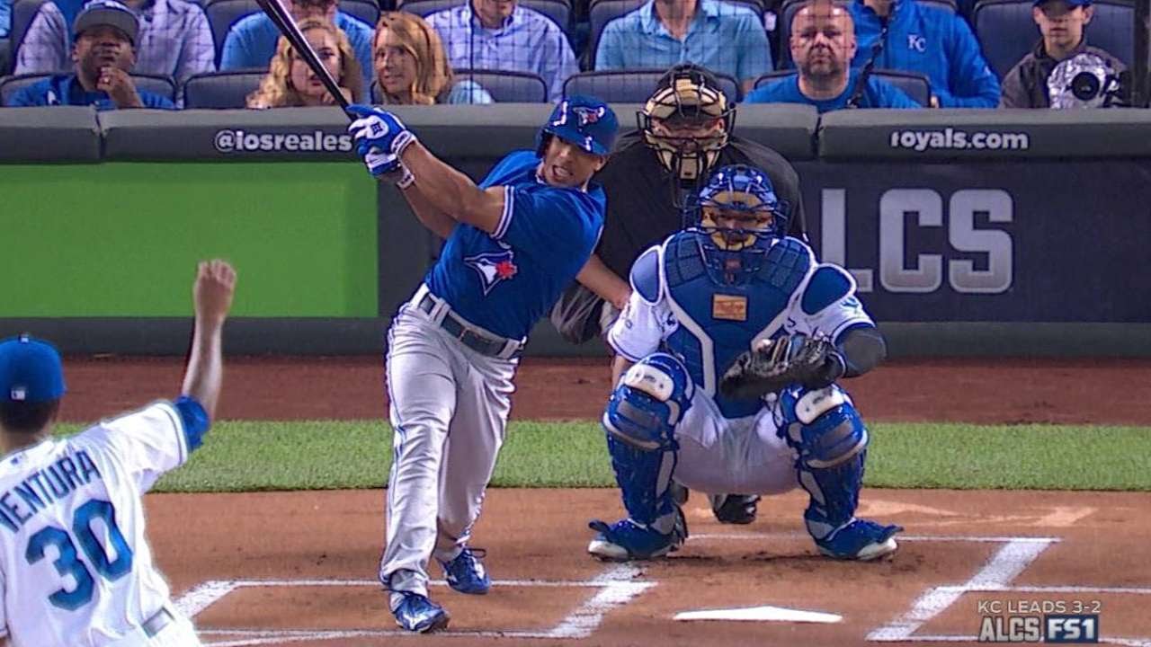 ALCS Gm6: Revere leads off Game 6 with a double