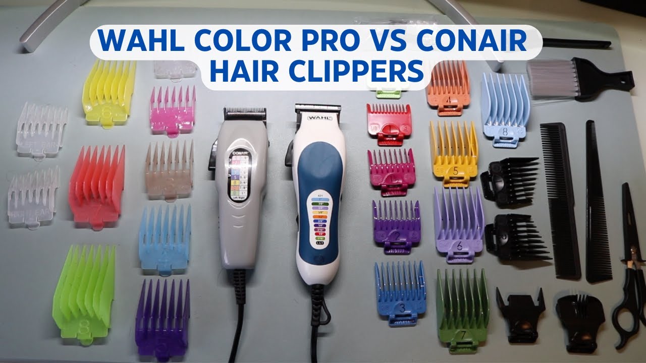 Wahl Color Pro vs  ConairMan Hair Clippers: Unboxing & Comparison