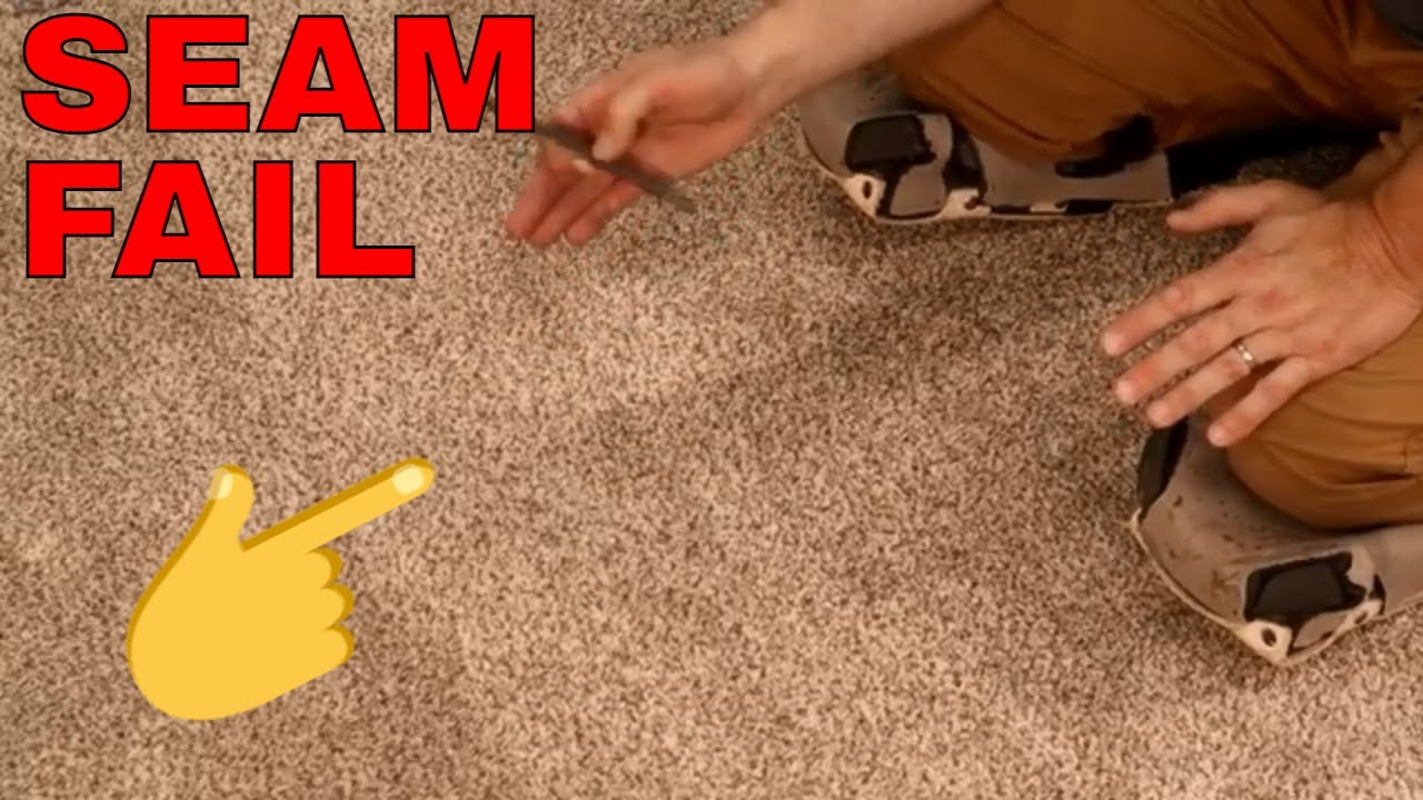 HOW TO REPAIR A CARPET SEAM