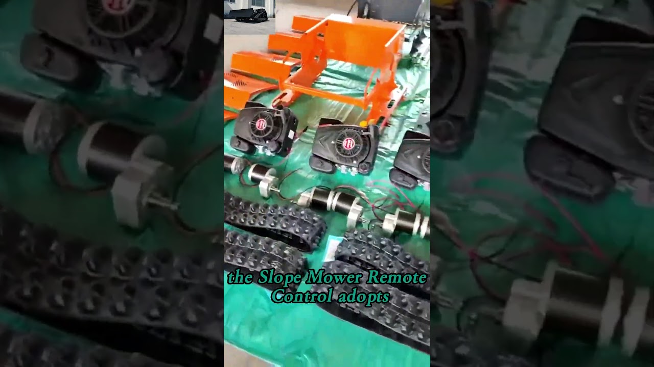 gasoline electric hybrid powered 200 meters long distance control remote control mowing robot