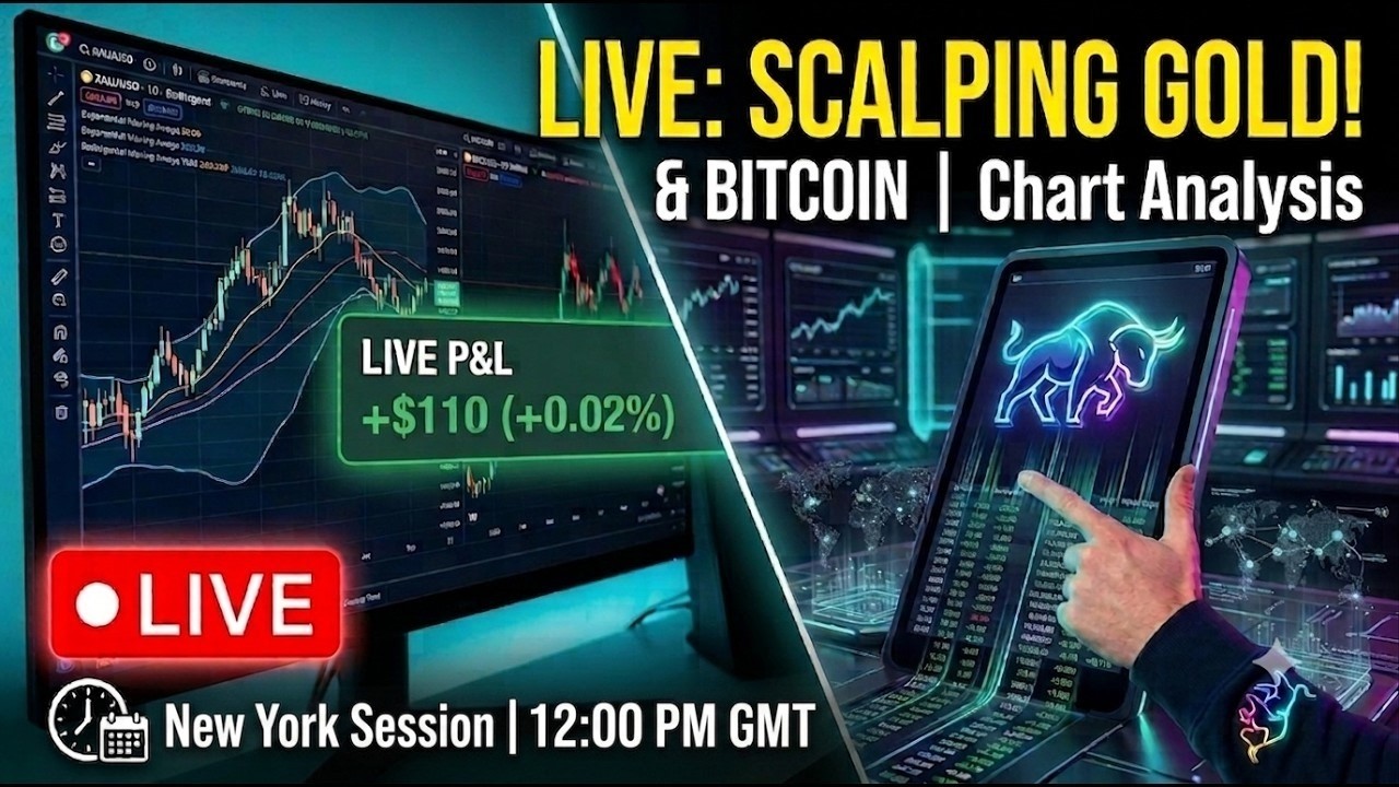 🔴 LIVE: Scalping Gold (XAU/USD) | Precise Chart Analysis | New York Session | Date 10 August