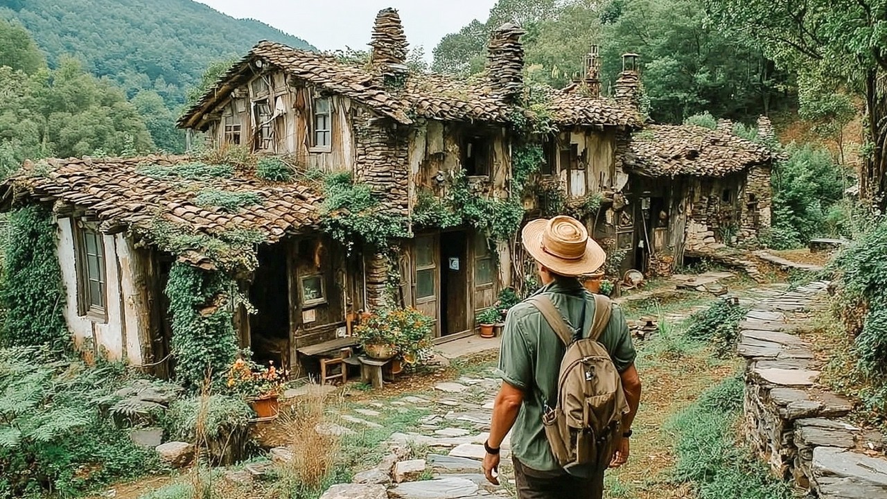 He inherited his parents' abandoned house and turned it into a family gathering place at Christmas🎄🎄
