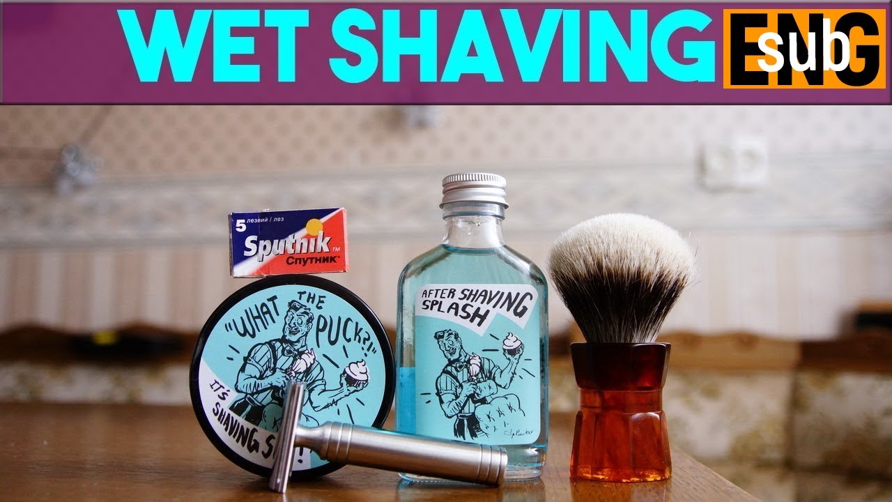 Guerrilla от Wolfman razors, барсук YAQI, RazoRock BLUE BARBERSHOP | Бритьё с HomeLike Shaving