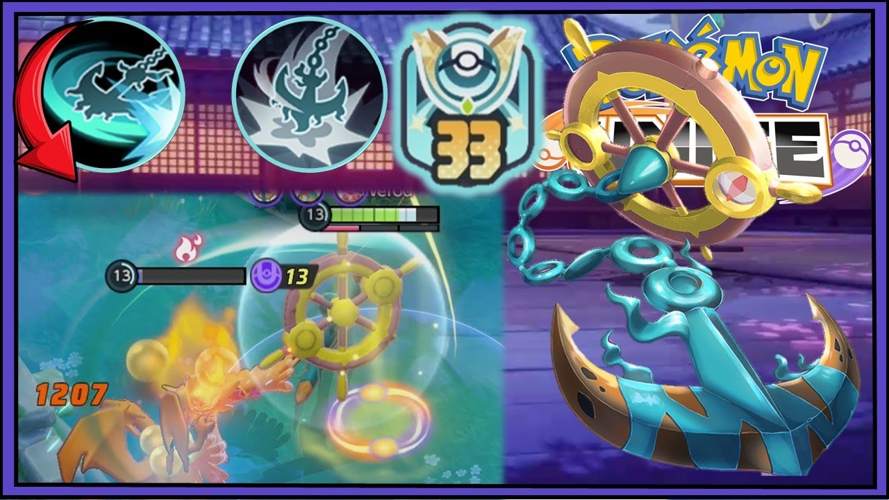 Dhelmise de aguante, Torbellino + Cuerpo Pesado | Pokémon Unite