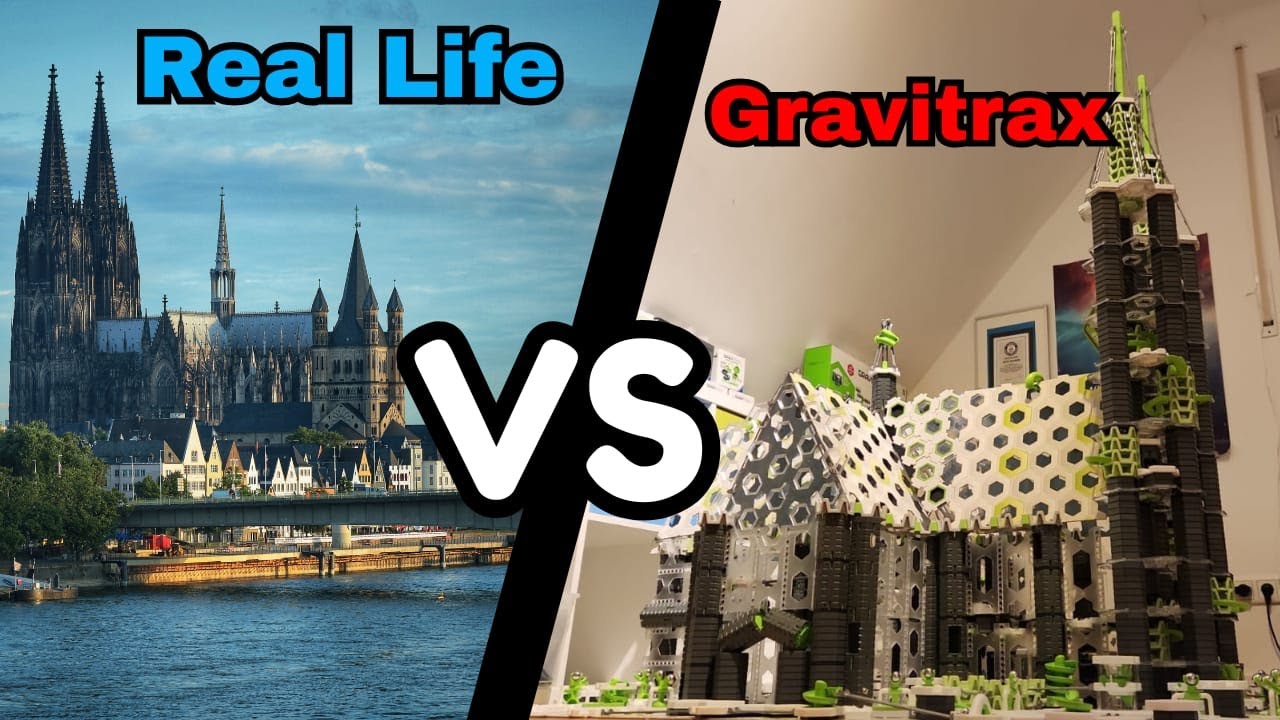Wir haben den KÖLNER DOM aus GRAVITRAX nachgebaut