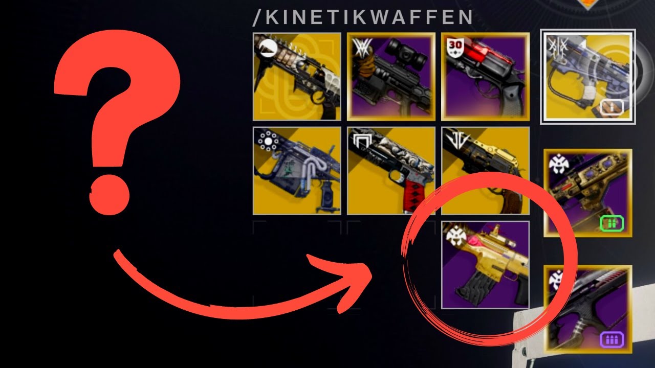 WAFFEN AUSSORTIEREN - WELCHE WAFFE BRAUCHE ICH? - DESTINY 2