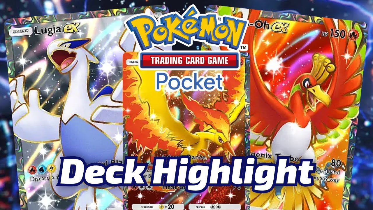 Ho-Oh EX Lugia EX are FIRE with Moltres EX | Pokémon TCG Pocket Deck Highlight