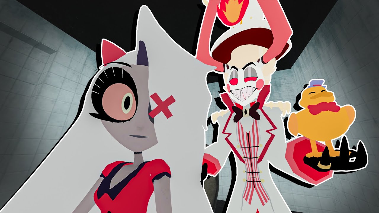 LUCIFER interroga VAGGIE sobre seu NAMORO COM CHARLIE  em HAZBIN HOTEL VR