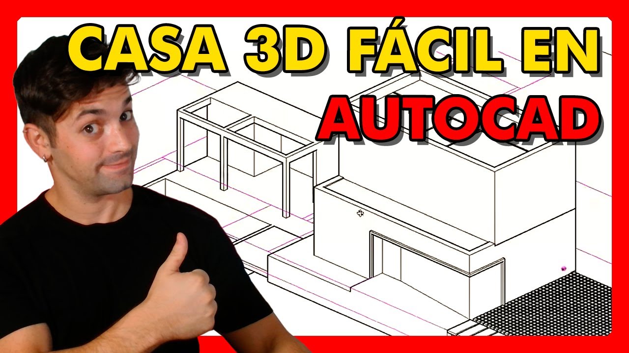 🏡 Cómo HACER una CASA en 3D en AUTOCAD ✅ [Desde CERO]