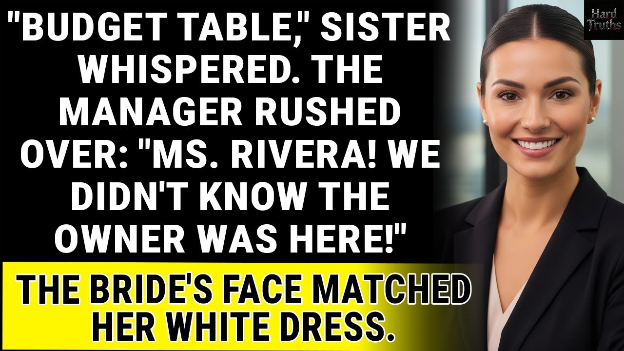 At The Wedding, They Seated Me In The Back—Then My Hotel Staff Arrived