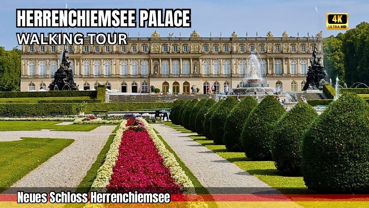 Schloss Herrenchiemsee | Inside King Ludwig’s Lavish Palace on a Bavarian Lake [4K]