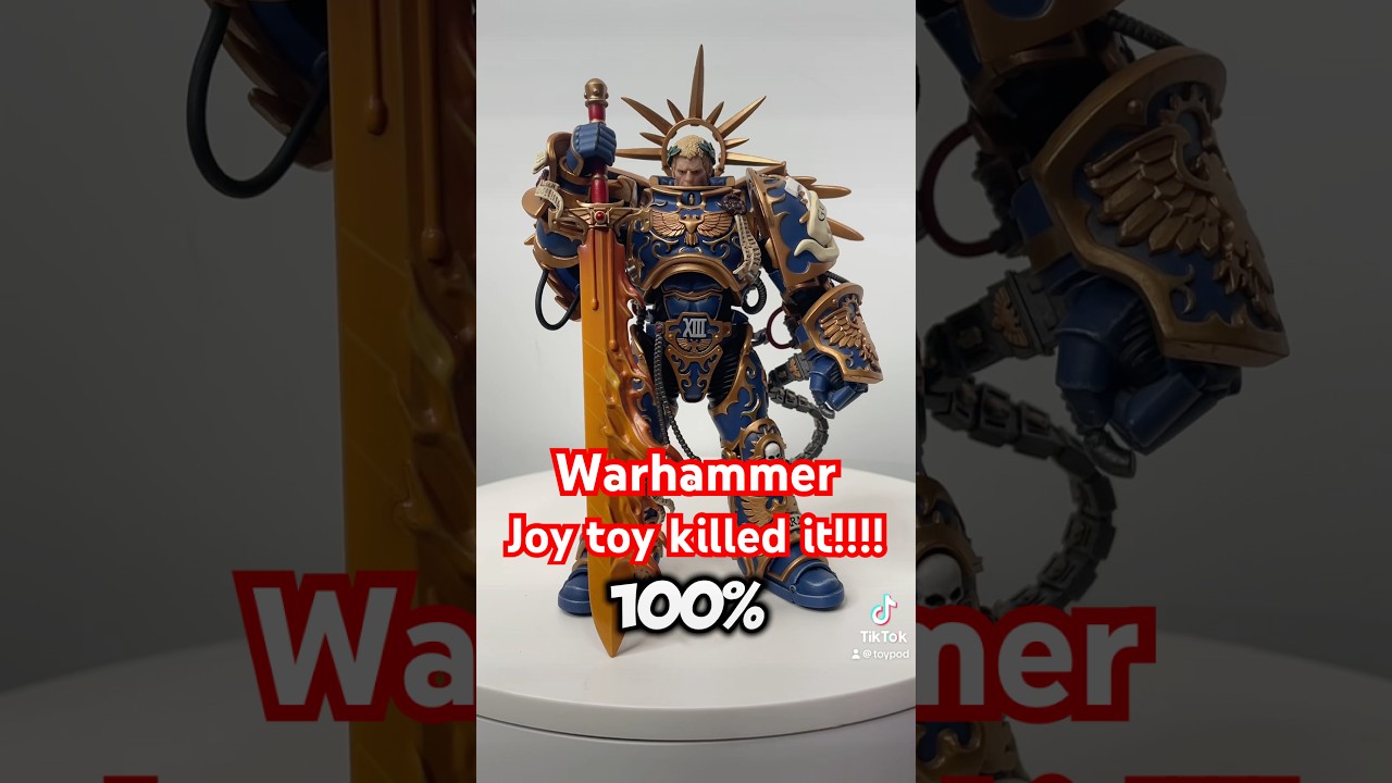 WarHammer 40k Примарх Гуллиман #joytoy #фигурки #игрушки #warhammer #capcut #распаковка #обзор