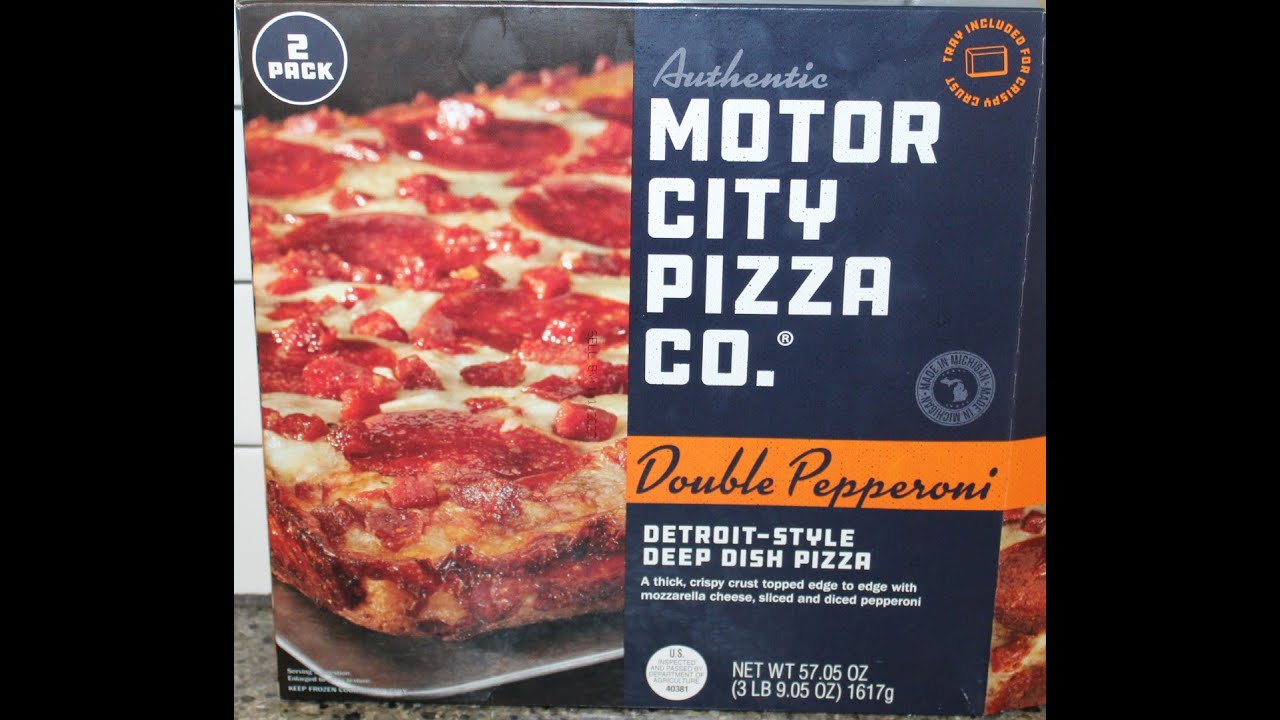 Authentic Motor City Pizza Co. Double Pepperoni Pizza Review