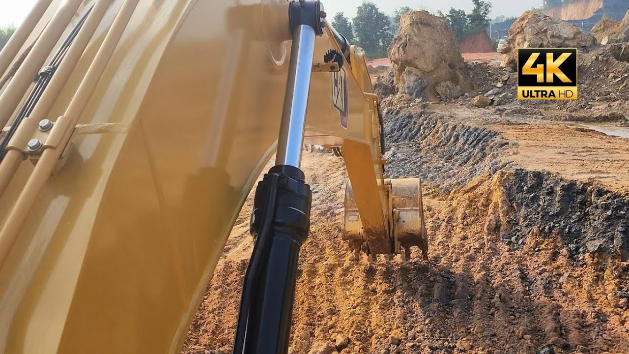 จอมพลังแข็งแกร่งแรงจัด 💪💪💪รถแบคโฮ CAT 320 NEXT GENERATION NEW LOGO บุ้งกี๋ใหญ่มา 10 คันก็เอาอยู่ 👍👍👍
