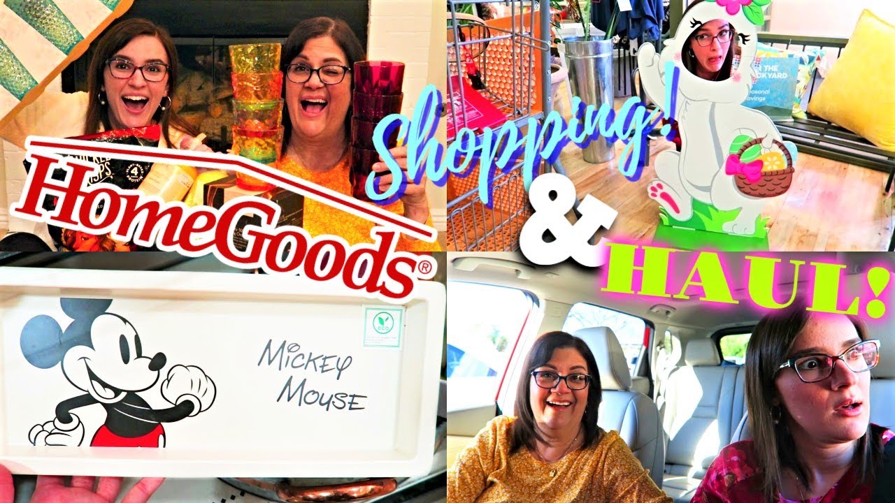 WHAT'S NEW AT HOME GOODS?! + HAUL! - Disney Finds & Adorable Glassware!