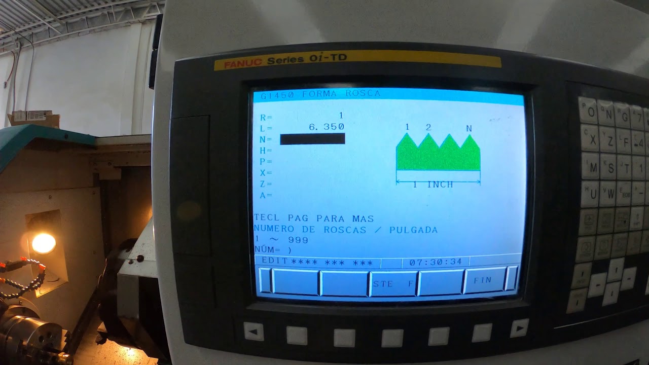 Cuerda de dos entradas en cnc