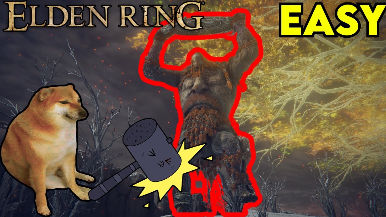 Elden Ring How to Beat Fire Giant EASY