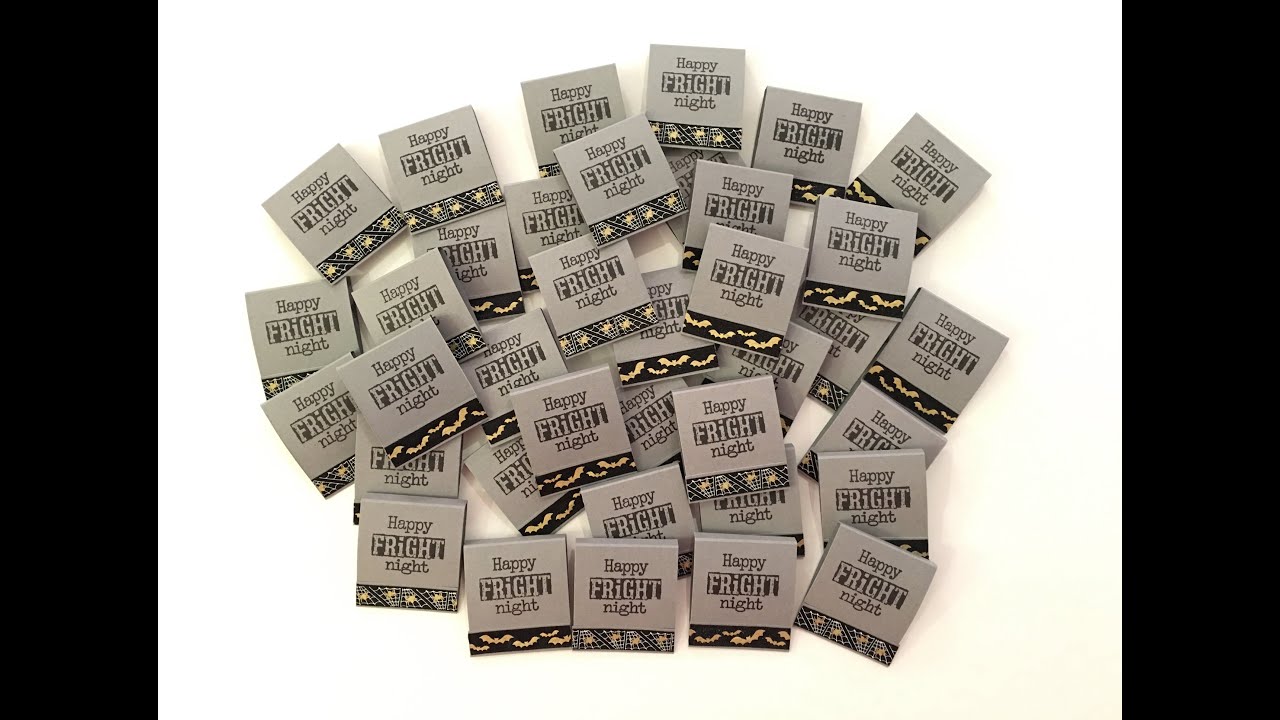 Mini Tic Tac Matchbooks